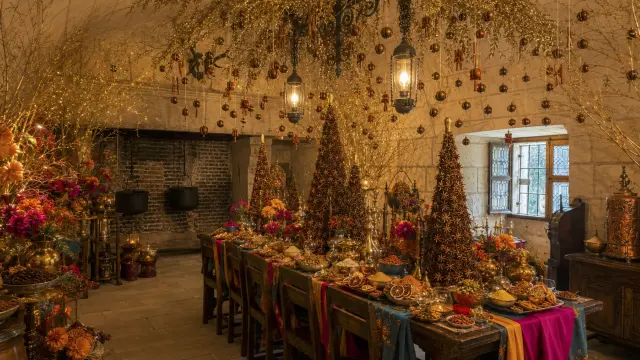 Salle à manger au Château de Chenonceau pour Noël