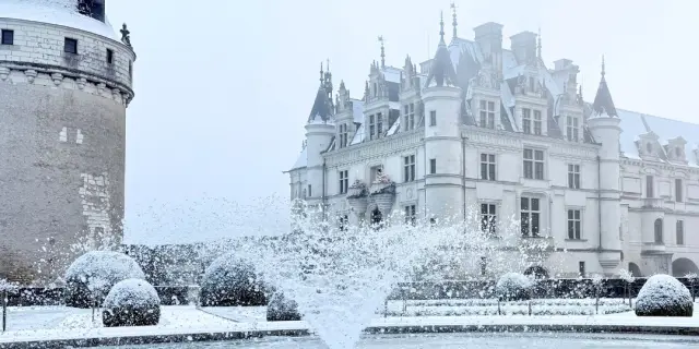 Le Château de Chenonceau en hiver