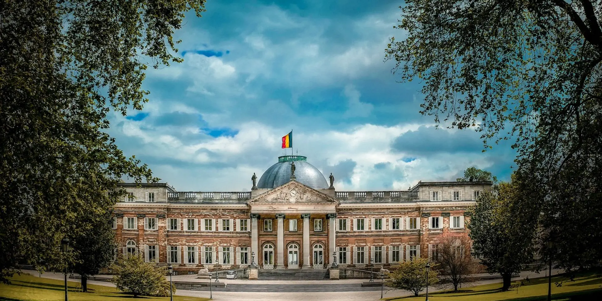 Façade d’un appartement à Bruxelles dans le quartier d’Ixelles