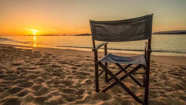Sunset Plage Tonnara Chaise Bonifacio