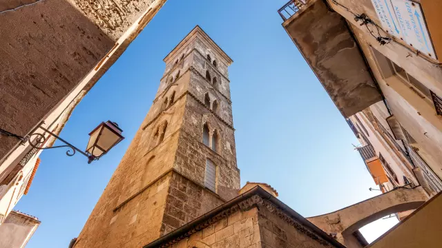 Eglise Sainte Marie Majeure Clocher Bonifacio