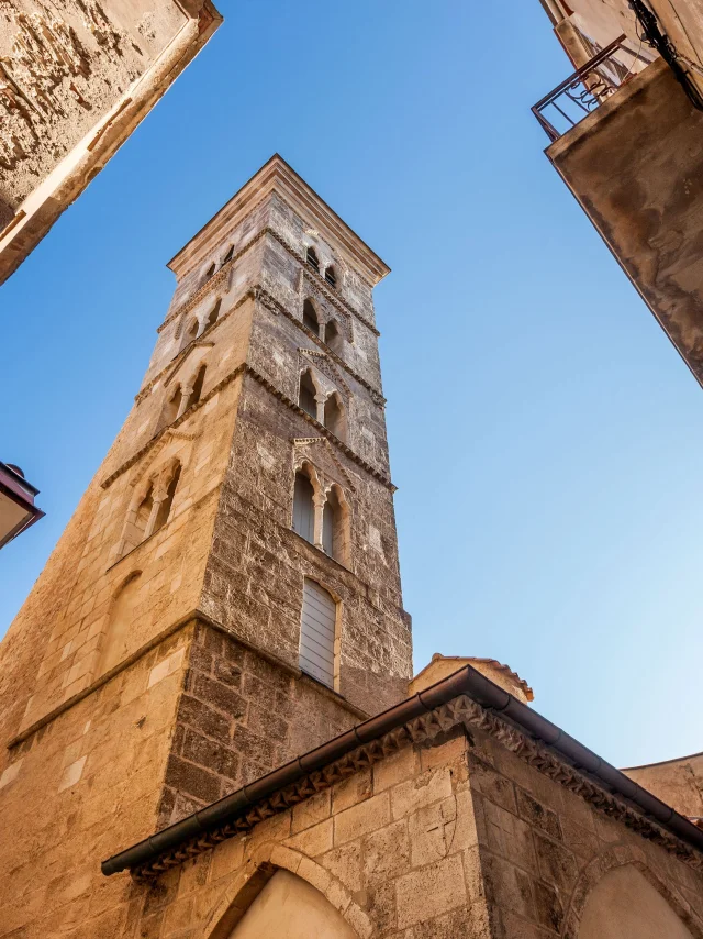 Eglise Sainte Marie Majeure Clocher Bonifacio