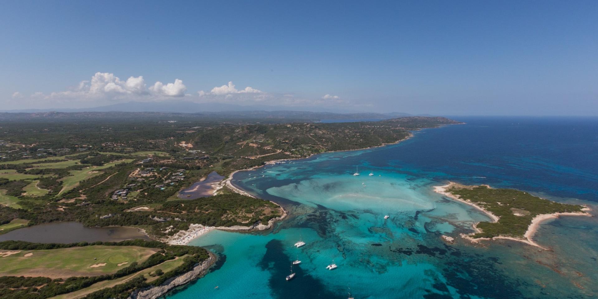 Plage Piantarella Vue Arienne Bonifacio