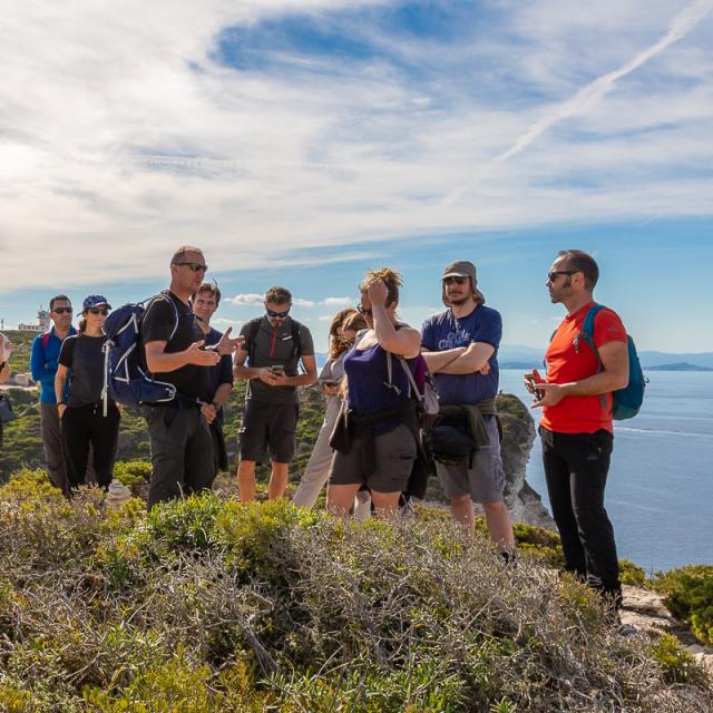 Randonnée pédestre guidée sur le sentier Campu Rumanilu à Bonifacio