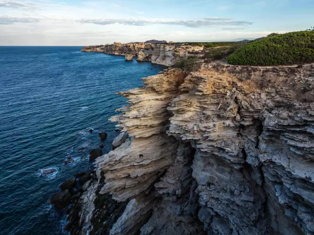 Strates Falaises Campu Rumanilu Bonifacio