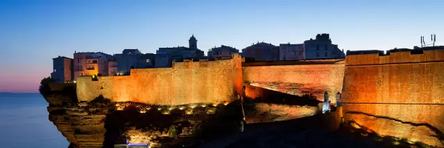 Citadelle Bastion Eclairee Bonifacio