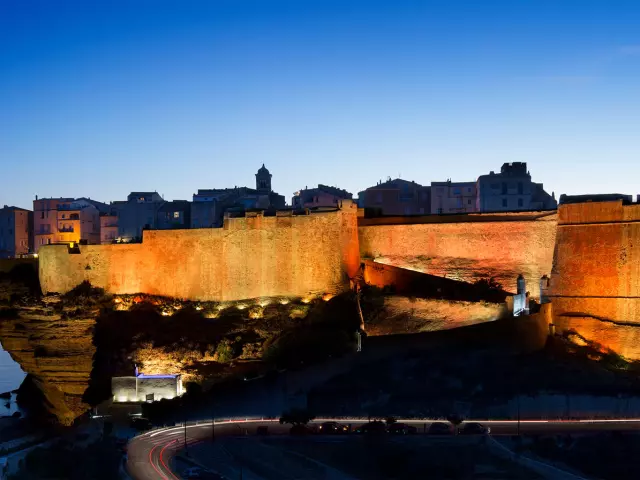 Citadelle Bastion Eclairee Bonifacio