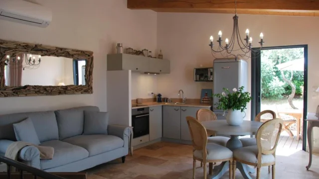 Residenza Villa Madra Soggiorno Cucina Bonifacio