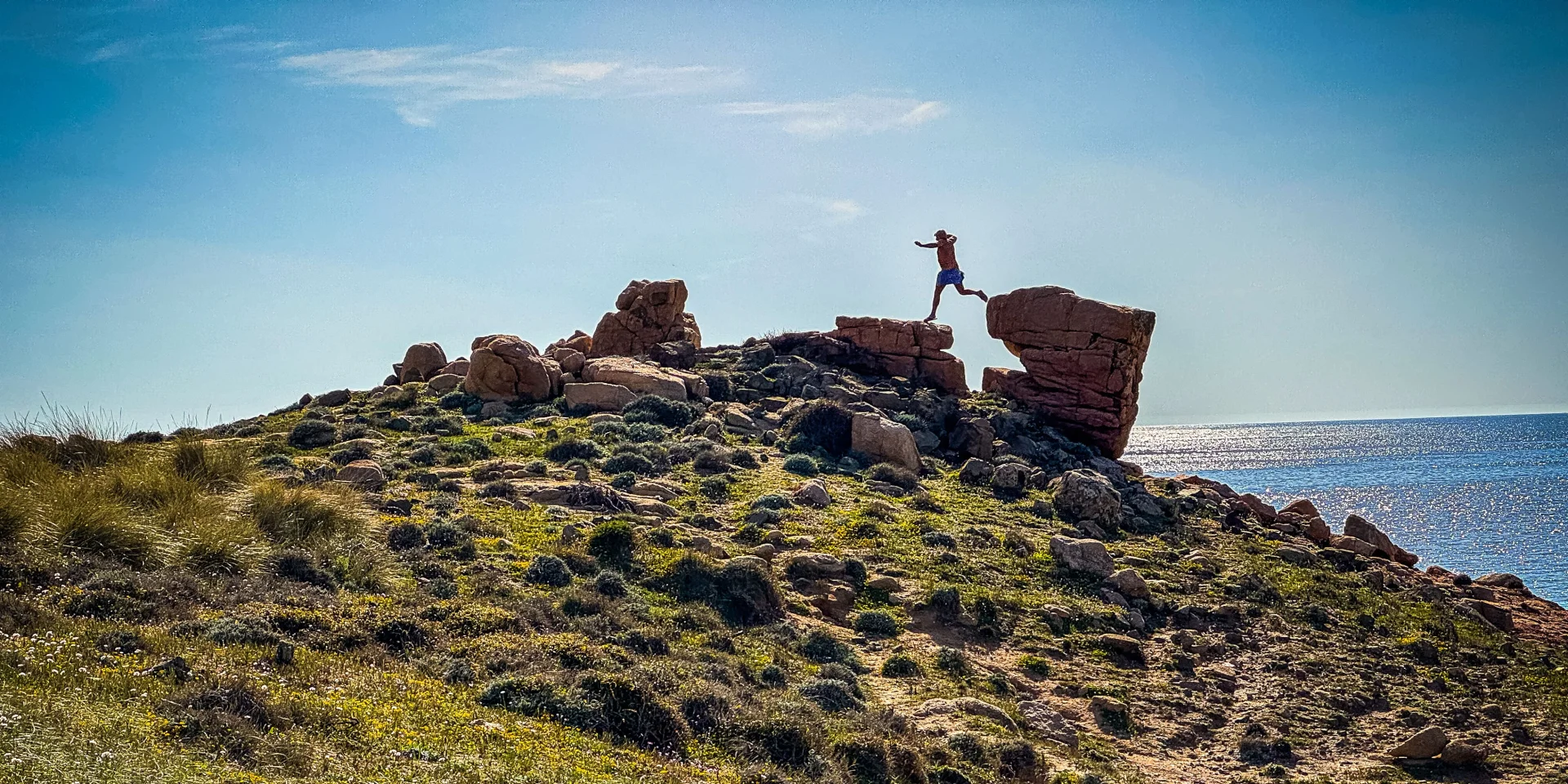Balade Sentier Fenu Homme Saut Bonifacio