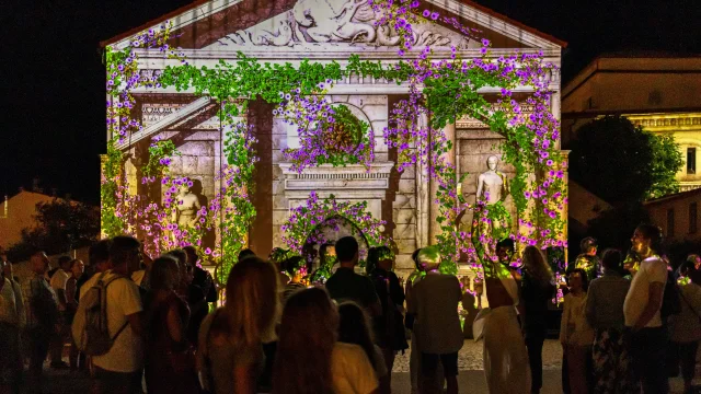 Espace Saint Jacques Mapping Festi Lumi Bonifacio