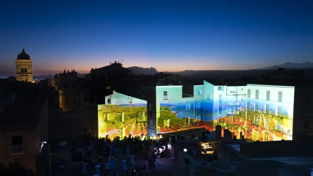 Mappatura della facciata Festi Lumi Bonifacio