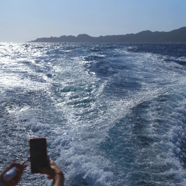 Balade Bateau Mer Vague Bonifacio