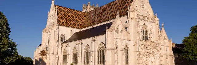 Vue de profil du Monastère Royal De Brou