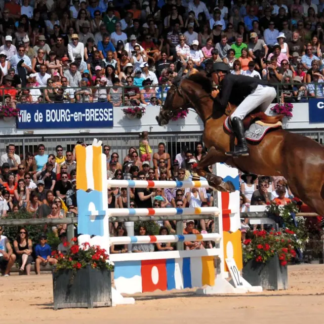 19è édition du jumping international :
parcours et saut d'obstacle.