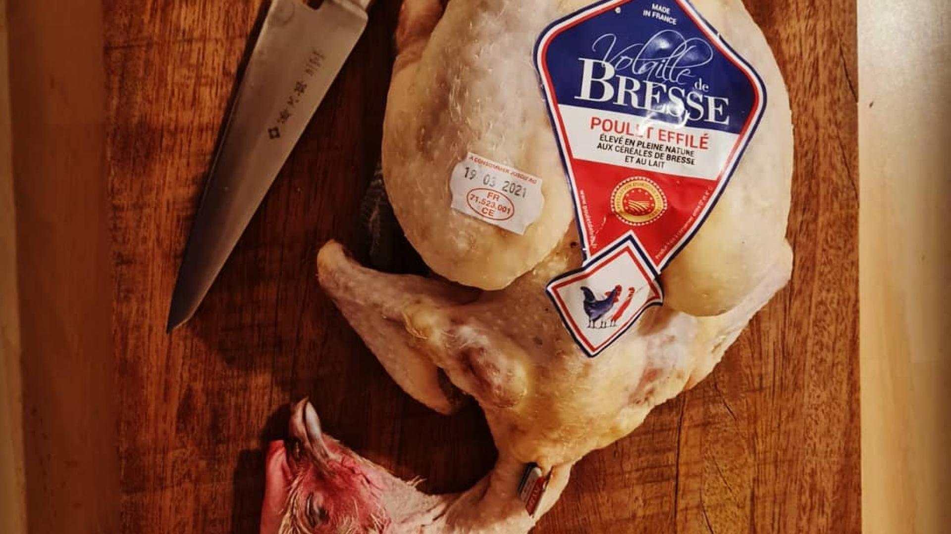 Poulet De Bresse La Cr Me Fa On Grand M Re Blanc Bourg En Bresse