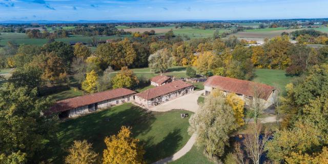 Vue aérienne Ferme Du Sougey