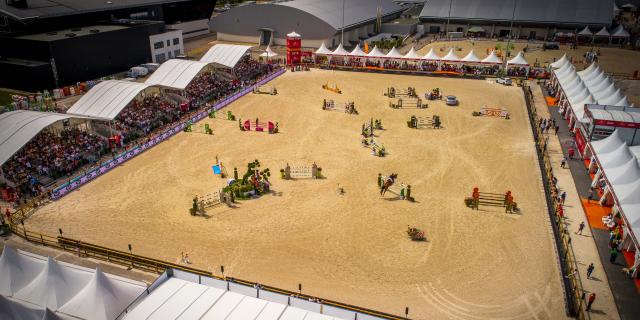 Vue Drône Jumping