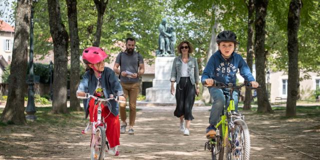 Vélo en famille