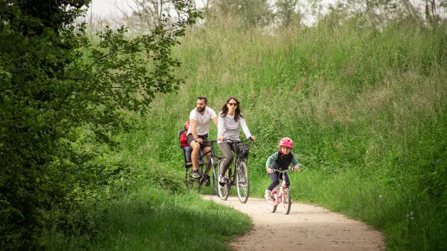 Vélo en famille