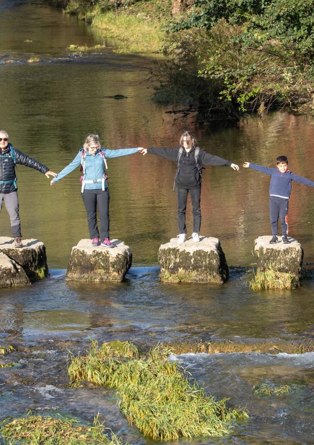 Famille en balade