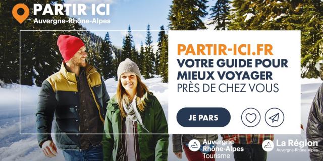 Plateforme Partir ici Auvergne Rhône Alpes tourisme
