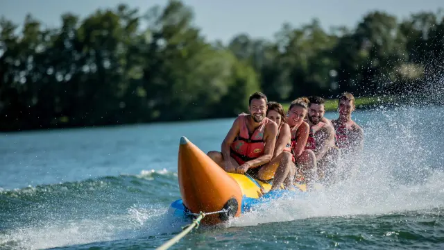 Banane à la base de loisirs de La Plaine Tonique à Montrevel-en-Bresse