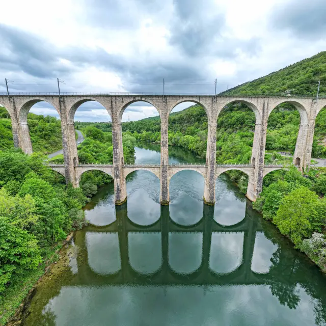 Viaduc Cize Bolozon(2) ©julien Audigier