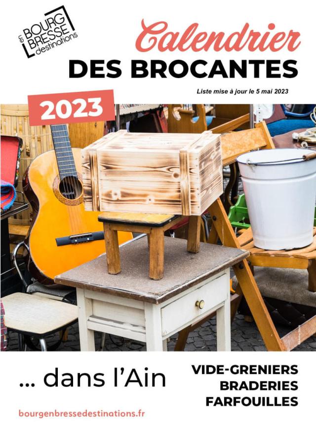 Maj Liste Des Brocantes Dans L'ain 2023 1ere Page
