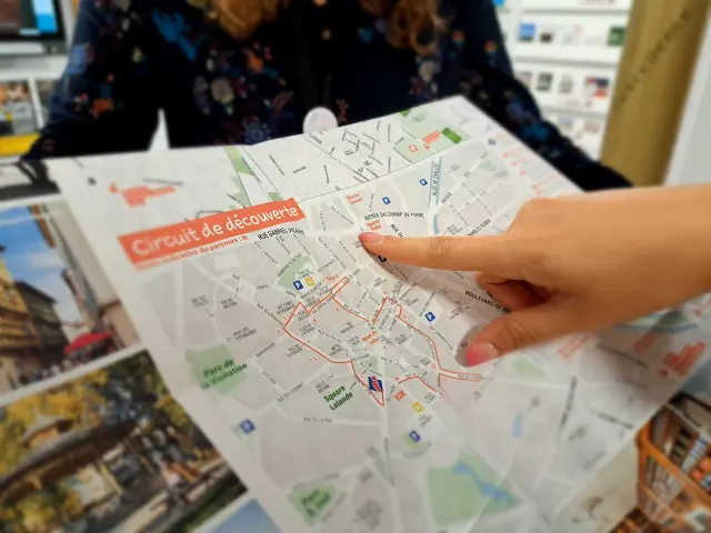 Carte touristique de Bourg-en-Bresse destinations - Office de tourisme