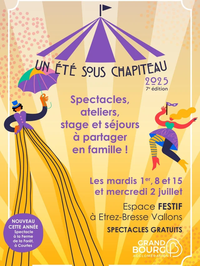 Affiche Un Ete Sous Chapiteau