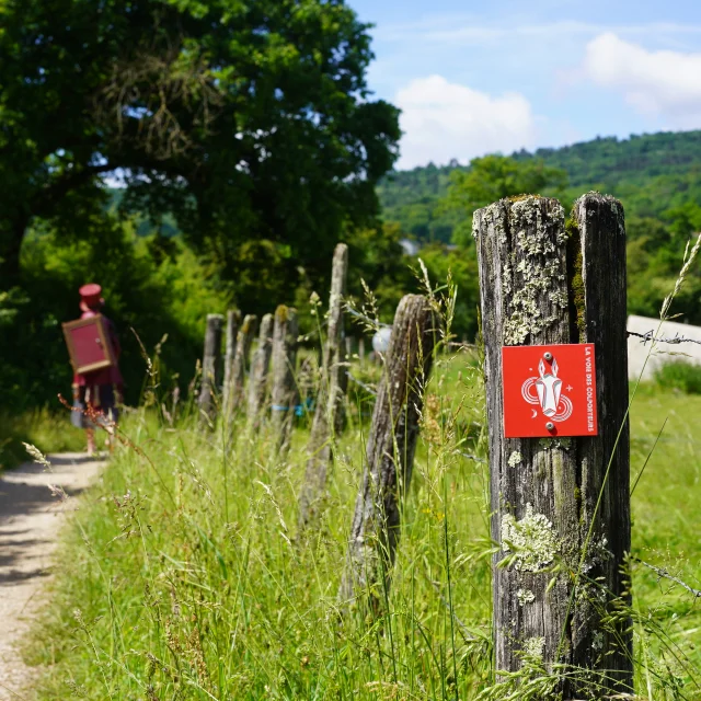 Le Sentier Culturel de la Voie des Colporteurs est un projet collectif dans le Revermont (Ain) qui mêle randonnée, art et réflexion sur le monde actuel. Il suit un parcours de 135 km inspiré du livre Le Revers du Monde, traversant 20 communes. Œuvres participatives et événements ponctuent ce chemin ouvert à tous.