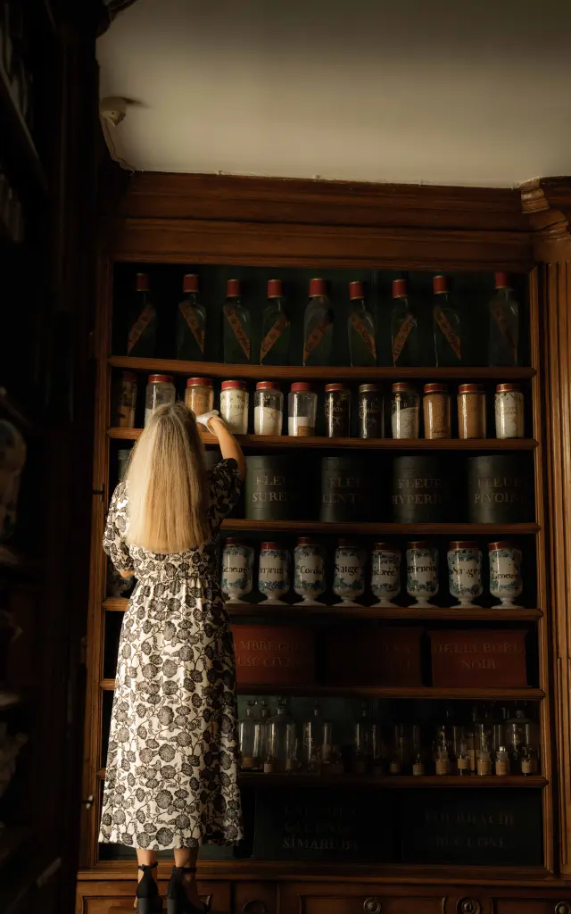 L'arrière boutique de l'Apothicairerie de Bourg-en-Bresse