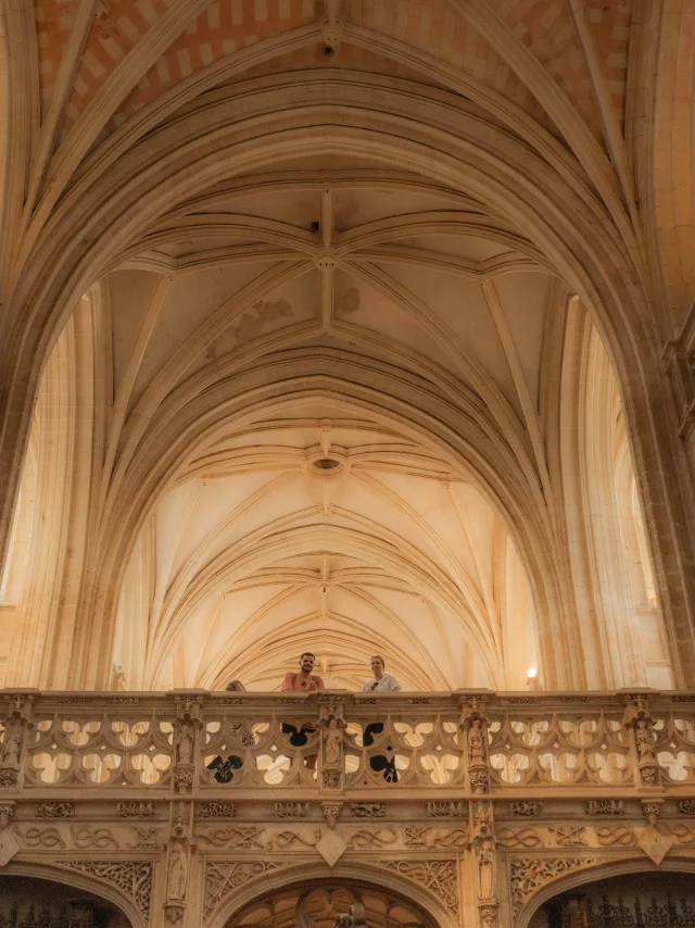 Passage sur le Jubé au Monastère royal de Brou à Bourg-en-Bresse