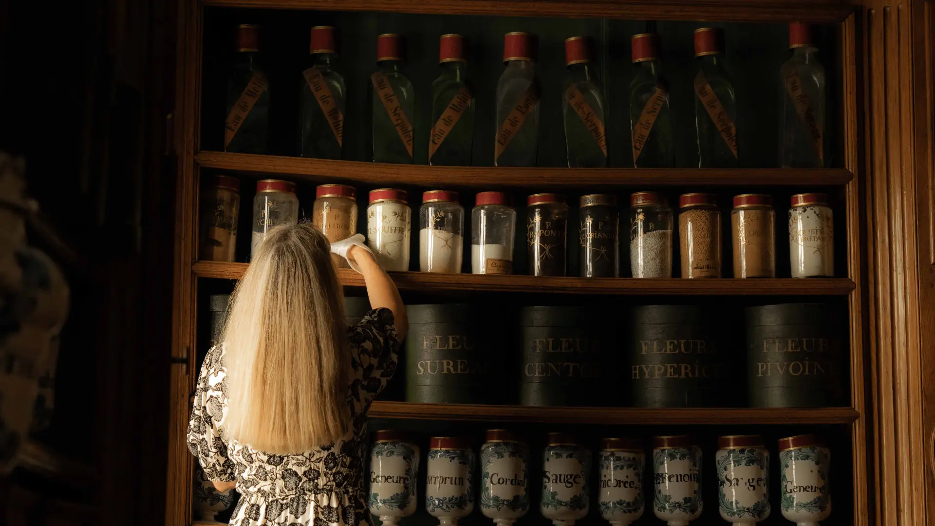 L'arrière boutique de l'Apothicairerie de Bourg-en-Bresse