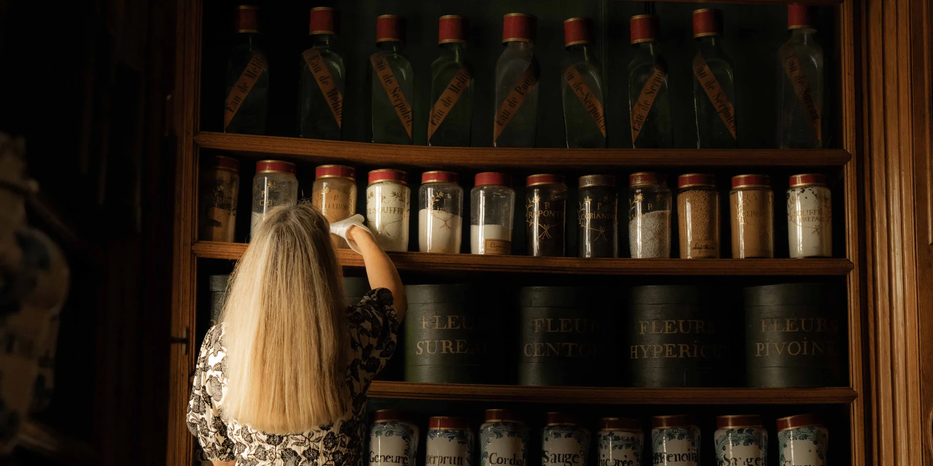 L'arrière boutique de l'Apothicairerie de Bourg-en-Bresse