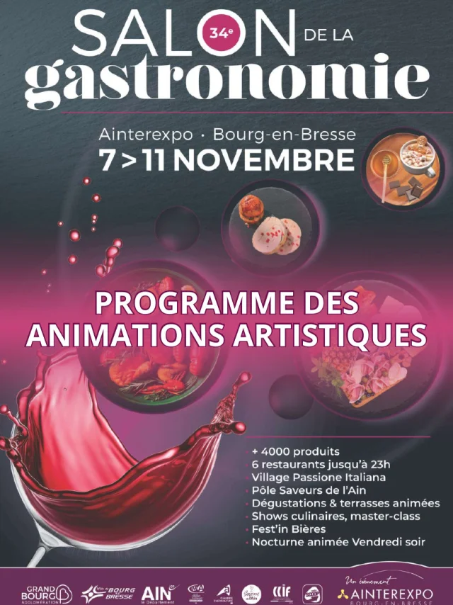 Programme Animations Salon De La Gastronomie 2025