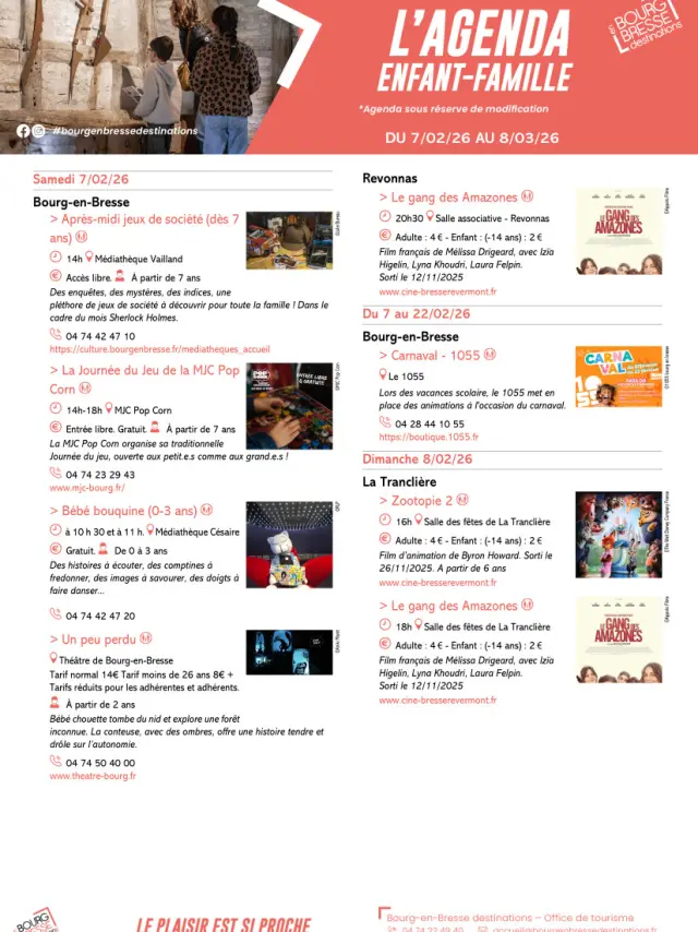 Activites Et Manifestations Enfants Adolescents Vacances Fevrier 2026 Toutes Zones