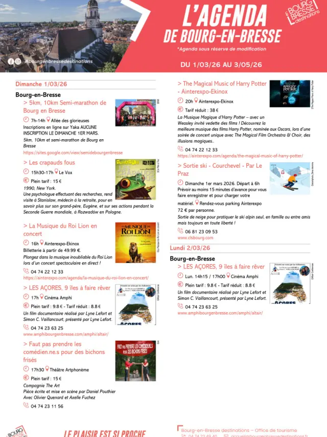 Agenda Bourg 1ere Page