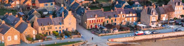 Saint-Suliac from the sky