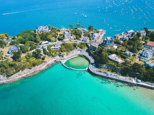 Natural pool, pointe du Moulinet in Dinard