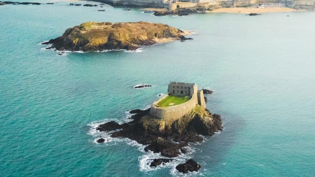 Petit Bé and Grand Bé forts in Saint-Malo