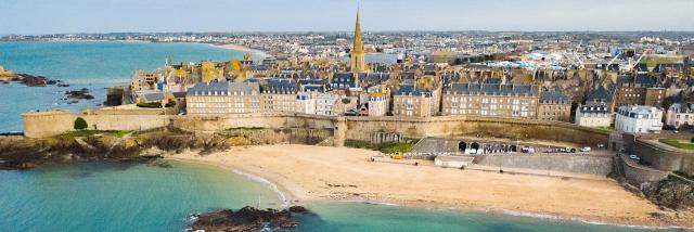 Bon-Secours beach in Saint-Malo