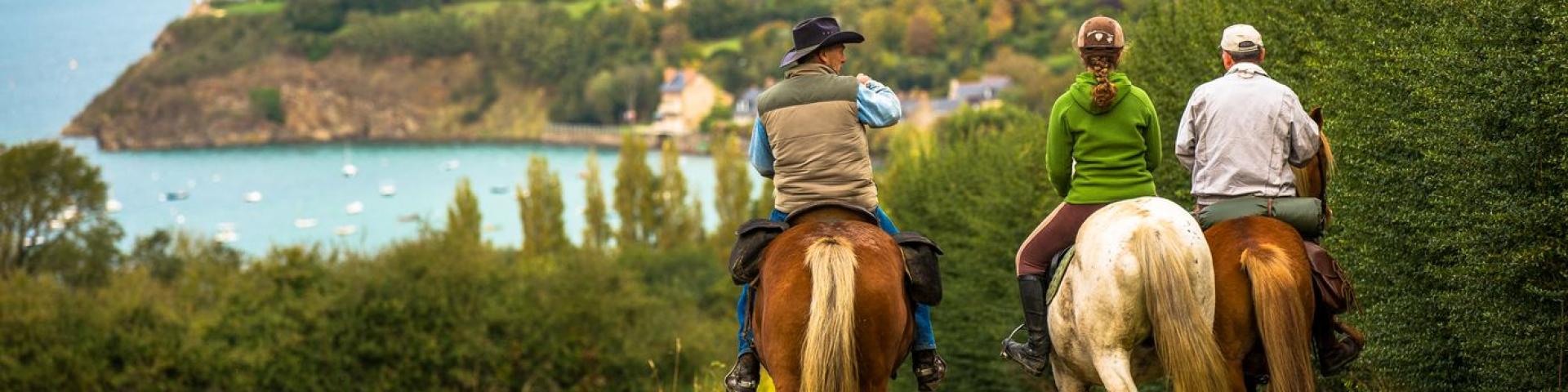 Balade à cheval à Saint-Suliac