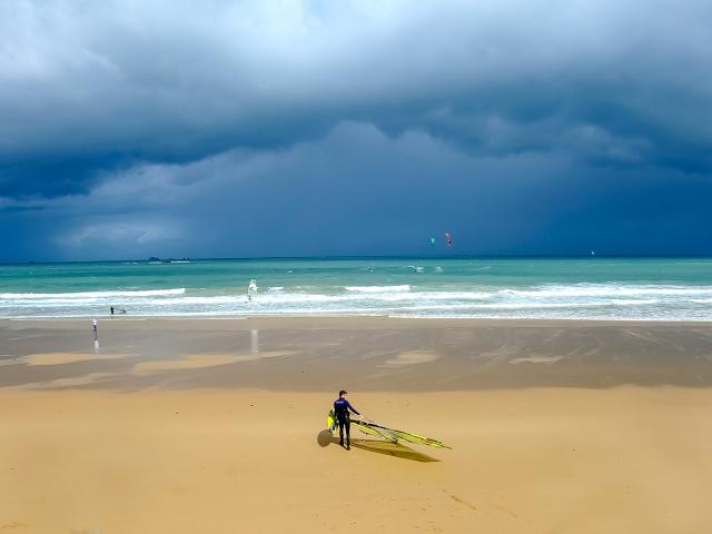 Plage de Rochebonne à Saint-Malo