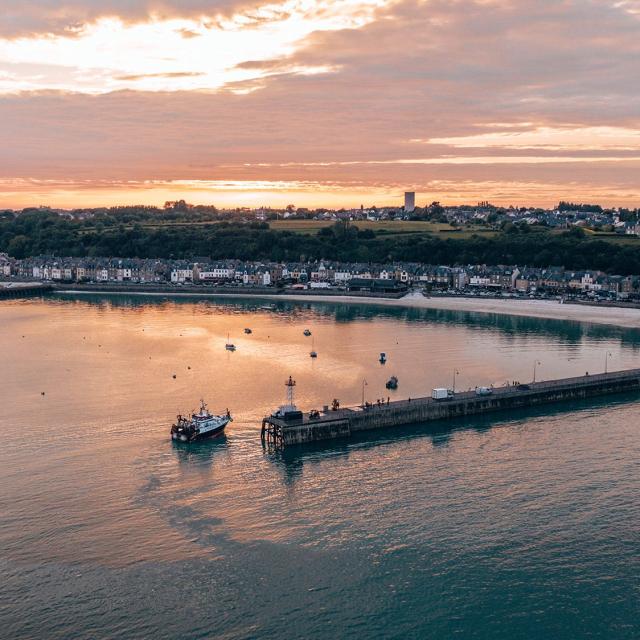 Coucher de soleil sur Cancale