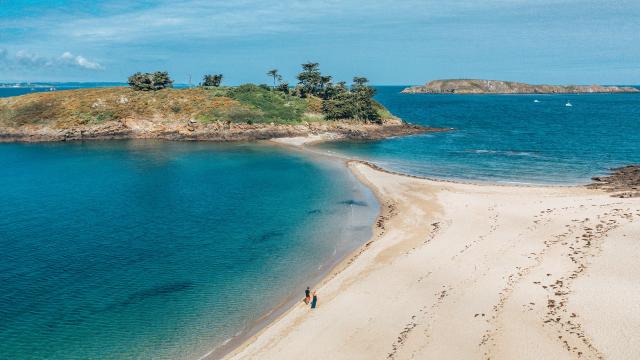 Plage du Perron à Saint-Briac