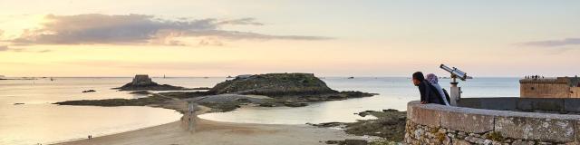 Petit Bé and Grand Bé forts in Saint-Malo