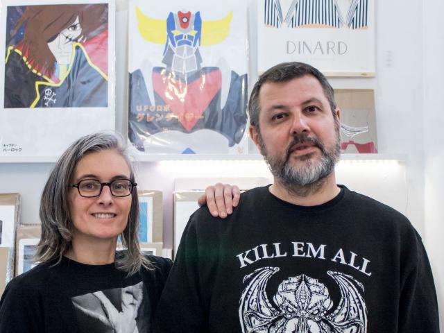 Sandrine Sauveur et Thierry Huon, créateurs de la galerie Love Paper à Saint-Malo