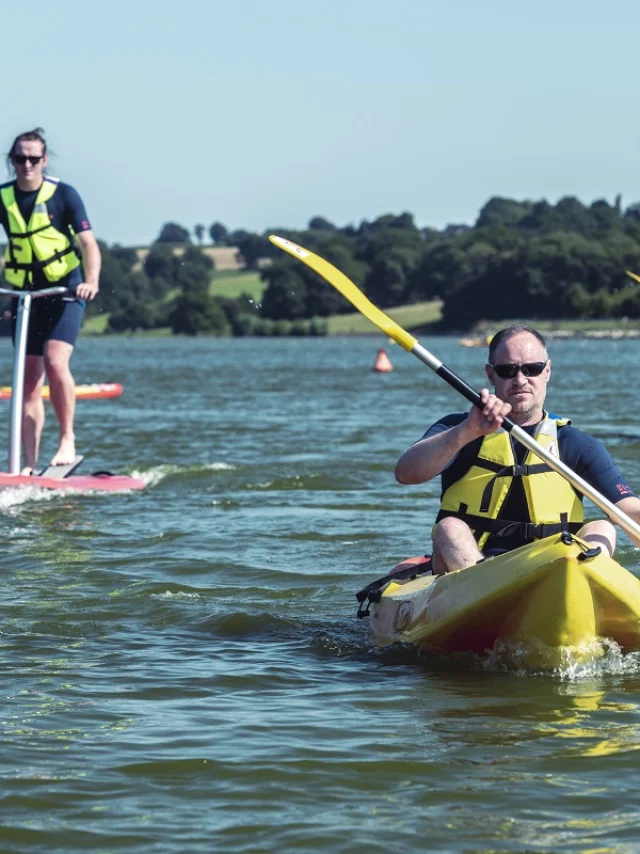 Activités nautiques à la base de loisirs de la Haute-Vilaine