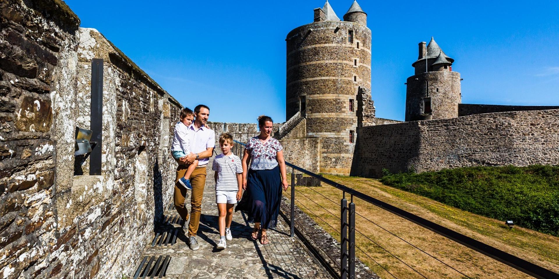 Visite du château ce Fougères